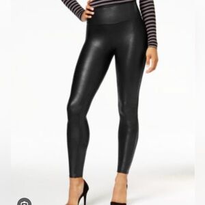 spanx faux leather leggings